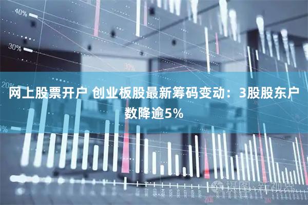 网上股票开户 创业板股最新筹码变动:3股股东户数降逾5%